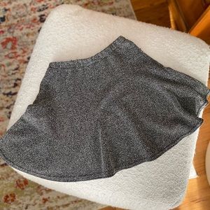 Fun gray Urban Outfitters mini swing skirt